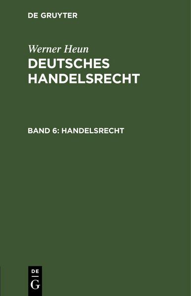 Produktbild: Handelsrecht