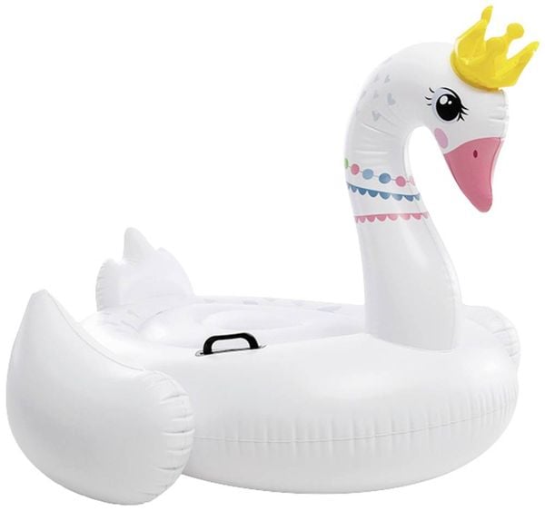 INTEX majestic swan ride-on