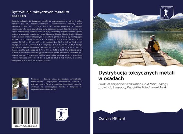Produktbild: Dystrybucja toksycznych metali w osadach