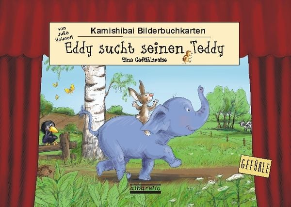 Produktbild: Eddy sucht seinen Teddy - Kamishibai-Bilderbuchkarten