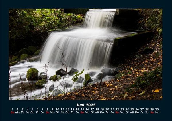 Produktbild: Wasserf&auml;lle 2025 Fotokalender DIN A4