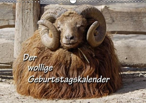 Produktbild: Der wollige Geburtstagskalender (Wandkalender immerw&auml;hrend DIN A3 quer)