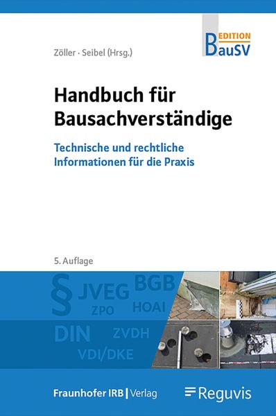 Produktbild: Handbuch f&uuml;r Bausachverst&auml;ndige