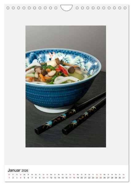 Produktbild: Japanese Cuisine II (Wandkalender 2026 DIN A4 hoch), CALVENDO Monatskalender
