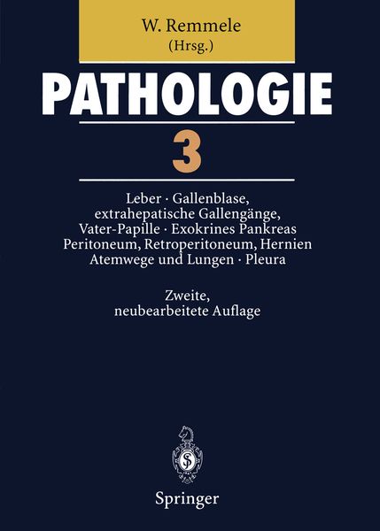 Pathologie 3, Taschenbuch von , Springer Berlin, 9783642639098