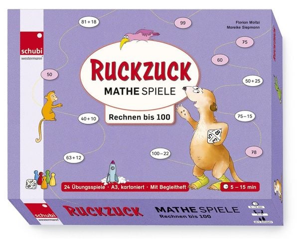 Produktbild: Ruckzuck Mathespiele. Rechnen bis 100