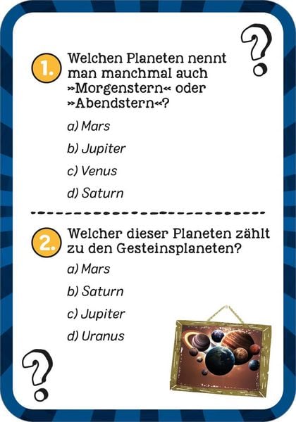 Produktbild: Das galaktische Weltall-Quiz