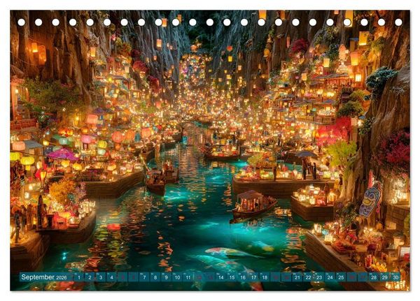 Produktbild: Hier wimmelt es (Tischkalender 2026 DIN A5 quer), CALVENDO Monatskalender