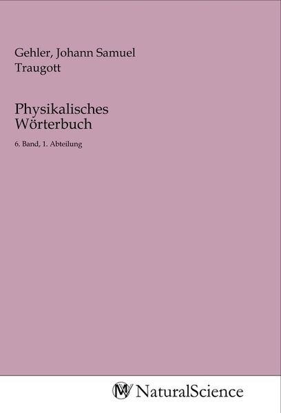 Produktbild: Physikalisches W&ouml;rterbuch