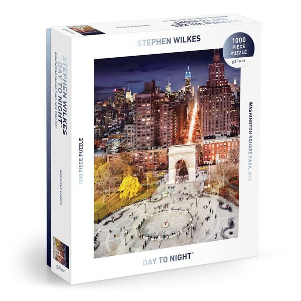 Stephen Wilkes Day to Night(tm) Washington Square Park 1000 Piece Puzzle