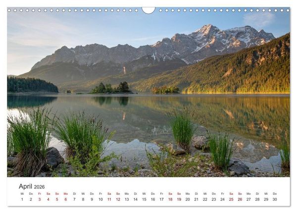 Produktbild: Deutschlands Landschaften 2026 &ndash; Von der K&uuml;ste bis zu den Alpen (Wandkalender 2026 DIN A3 quer), CALVENDO Monatskalender