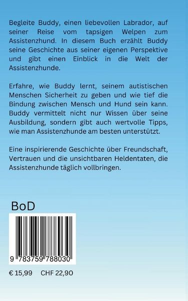 Produktbild: Buddy wird Assistenzhund