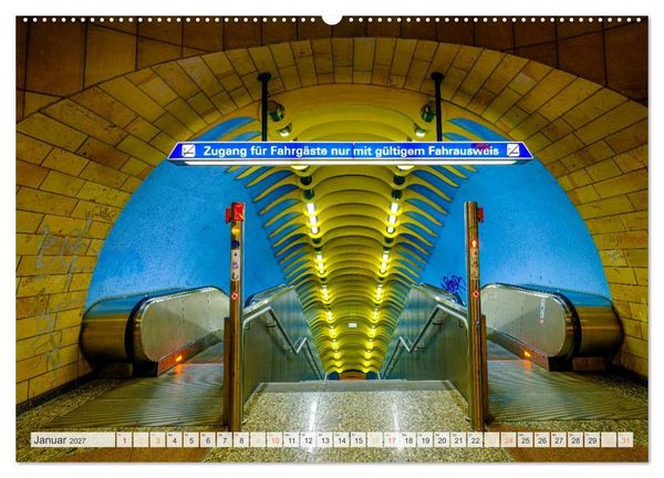 Produktbild: Ruhrbahn: U Linien verbinden (Wandkalender 2027 DIN A2 quer), CALVENDO Monatskalender