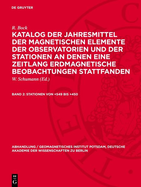 Produktbild: Stationen von +549 bis +450