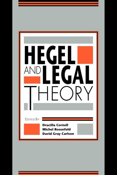 Produktbild: Hegel and Legal Theory