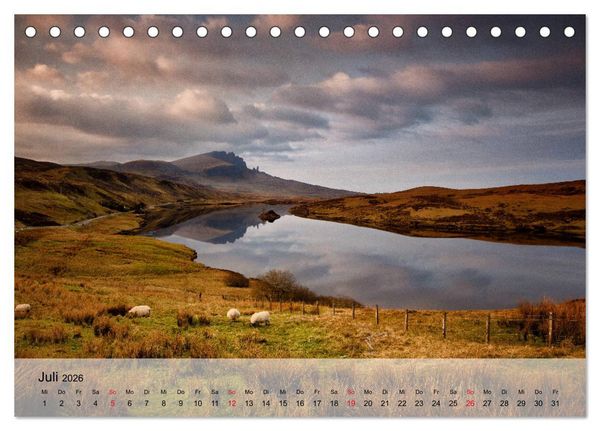 Produktbild: Scotland (Tischkalender 2026 DIN A5 quer), CALVENDO Monatskalender