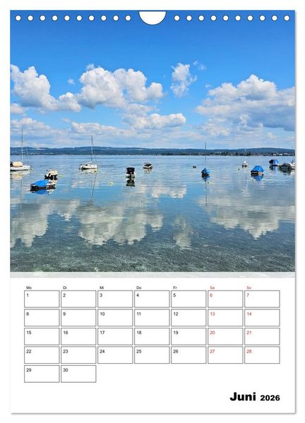 Produktbild: Bodenseeradweg - Auf dem Bodensee durch 3 L&auml;nder (Wandkalender 2026 DIN A4 hoch), CALVENDO Monatskalender