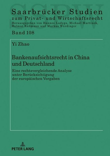 Produktbild: Bankenaufsichtsrecht in China und Deutschland