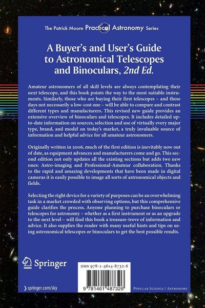 Produktbild: A Buyer's and User's Guide to Astronomical Telescopes and Binoculars