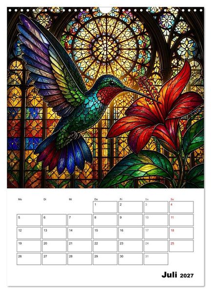 Produktbild: Kolibri-Welten (Wandkalender 2027 DIN A3 hoch), CALVENDO Monatskalender
