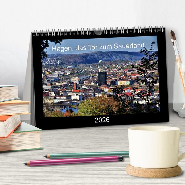Produktbild: Hagen, das Tor zum Sauerland (Tischkalender 2026 DIN A5 quer), CALVENDO Monatskalender