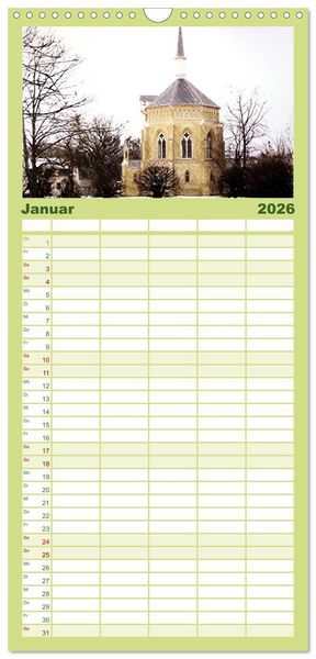 Produktbild: Familienplaner 2026 - Potsdam Kalender mit 5 Spalten (Wandkalender, 21 x 45 cm) CALVENDO