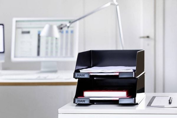 Produktbild: HAN 1047-13 KLASSIK XXL Briefablage DIN A4, DIN C4 Schwarz 1 St.