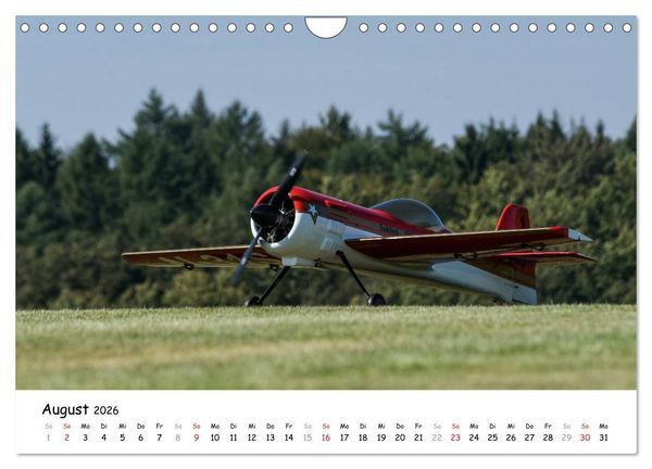 Produktbild: Tollk&uuml;hne Helden der Fliegerei - Modellflugzeuge in Aktion (Wandkalender 2026 DIN A4 quer), CALVENDO Monatskalender
