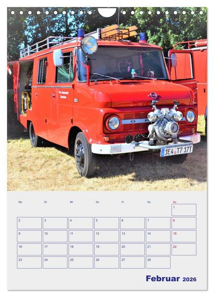 Produktbild: FEUERWEHR-Legende (Wandkalender 2026 DIN A4 hoch), CALVENDO Monatskalender