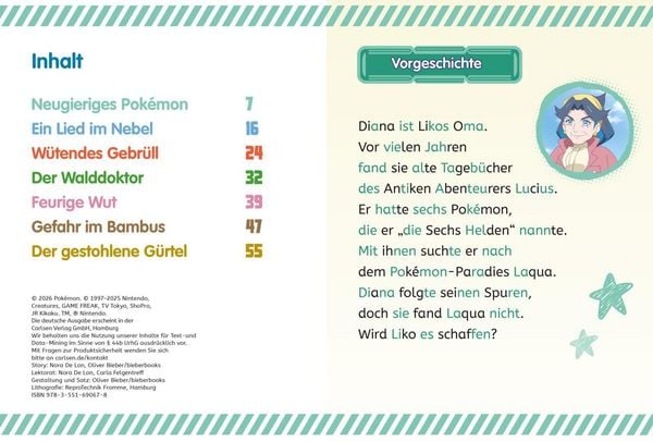 Produktbild: Pok&eacute;mon Erstlesebuch: Das Geheimnis der Sechs Helden