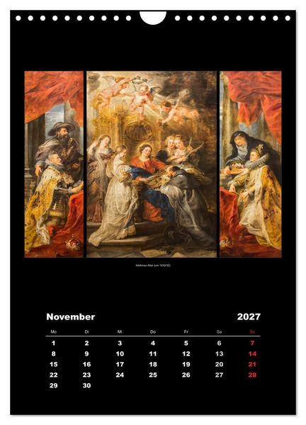 Produktbild: Peter Paul Rubens - Rubens (Wandkalender 2027 DIN A4 hoch), CALVENDO Monatskalender