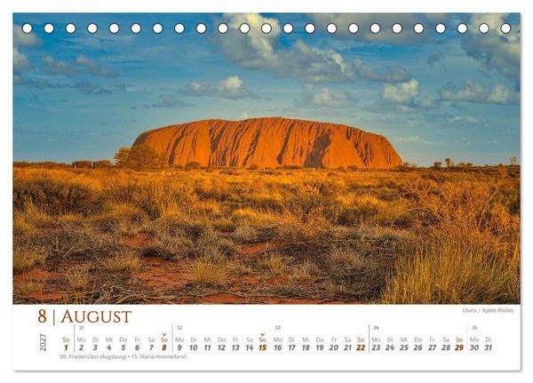 Produktbild: Australien - Cairns-Brisbane (Tischkalender 2027 DIN A5 quer), CALVENDO Monatskalender