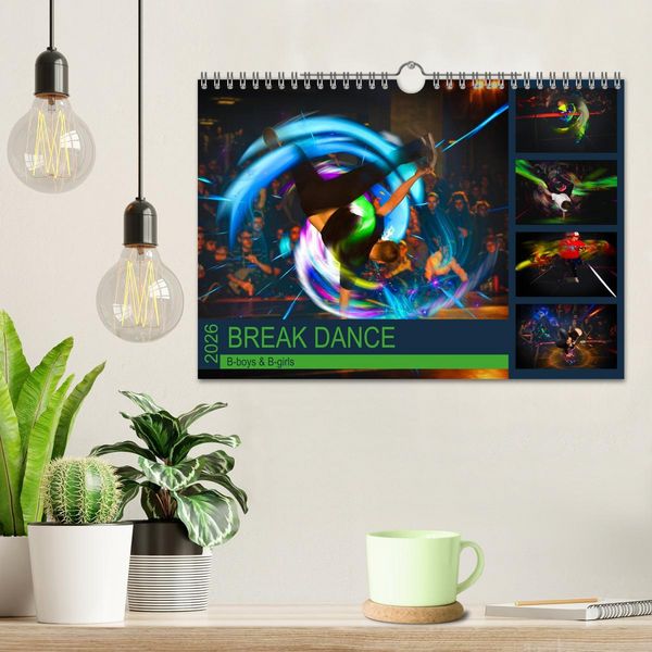 Produktbild: Break Dance B-boys & B-girls (Wandkalender 2026 DIN A4 quer), CALVENDO Monatskalender