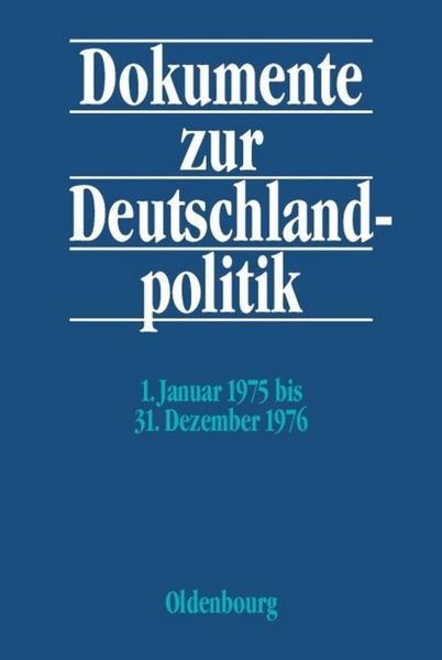 Produktbild: 1. Januar 1975 bis 31. Dezember 1976