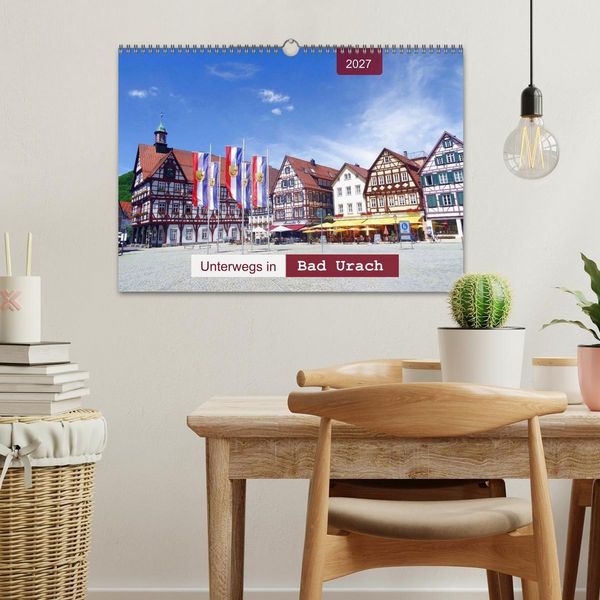 Produktbild: Unterwegs in Bad Urach (Wandkalender 2027 DIN A3 quer), CALVENDO Monatskalender