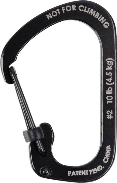 NITE Ize CSL2-01-R6 Karabiner SlideLock Gr. 2 44mm x 29mm x 2.5mm 1St.