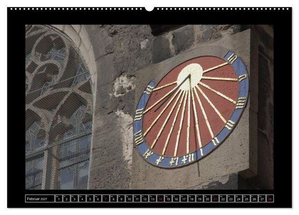 Produktbild: Zeit-Anzeige (Wandkalender 2027 DIN A2 quer), CALVENDO Monatskalender