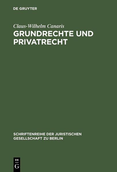 Produktbild: Grundrechte und Privatrecht