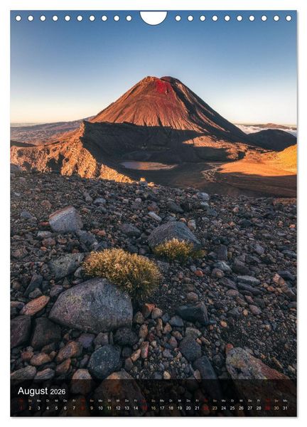 Produktbild: NEUSEELAND - TRAUMZIEL AM ANDEREN ENDE DER WELT (Wandkalender 2026 DIN A4 hoch), CALVENDO Monatskalender