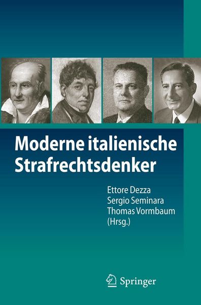 Produktbild: Moderne italienische Strafrechtsdenker