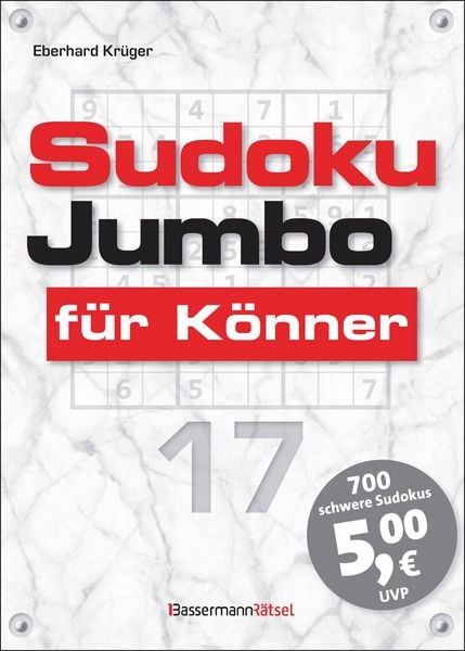 Produktbild: Sudokujumbo f&uuml;r K&ouml;nner 17