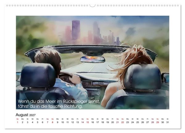 Produktbild: Meer, Strand und Wellen (Wandkalender 2027 DIN A2 quer), CALVENDO Monatskalender