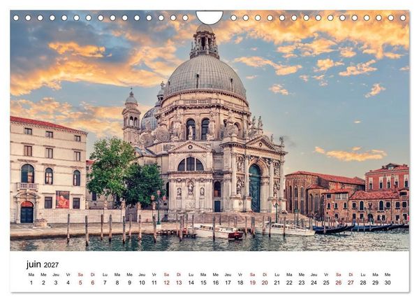 Produktbild: Les merveilles de Venise (Calendrier mural 2027 DIN A4 vertical), CALVENDO calendrier mensuel