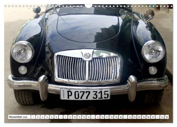 Produktbild: Englische Roadster - Oldtimer Schmuckst&uuml;cke der F&uuml;nfziger Jahre (Wandkalender 2026 DIN A3 quer), CALVENDO Monatskalender