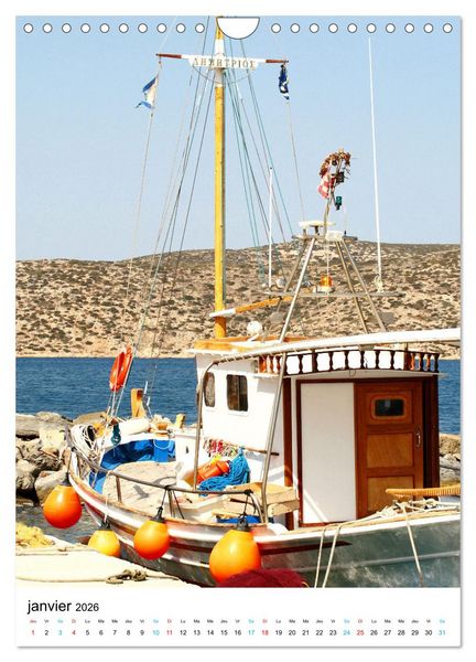 Produktbild: Souvenirs de Gr&egrave;ce (Calendrier mural 2026 DIN A4 horizontal), CALVENDO calendrier mensuel