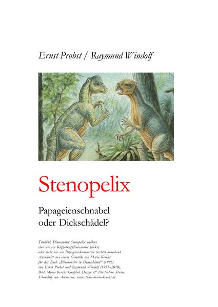 Stenopelix, Gebundene Ausgabe von Ernst Probst,Raymund Windolf, Tredition, 978-3-384-45483-6