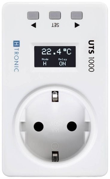 H-Tronic kompakter Temperaturschalter UTS 125, 180° Drehdisplay