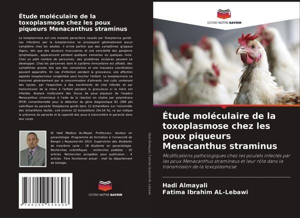 Produktbild: &Eacute;tude mol&eacute;culaire de la toxoplasmose chez les poux piqueurs Menacanthus straminus