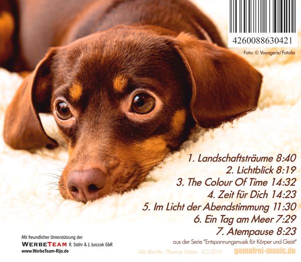 Produktbild: Beruhigende Musik F&uuml;r Hunde
