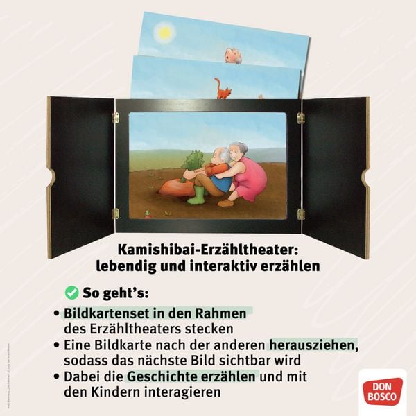 Produktbild: H&auml;nsel und Gretel. Kamishibai Bildkartenset